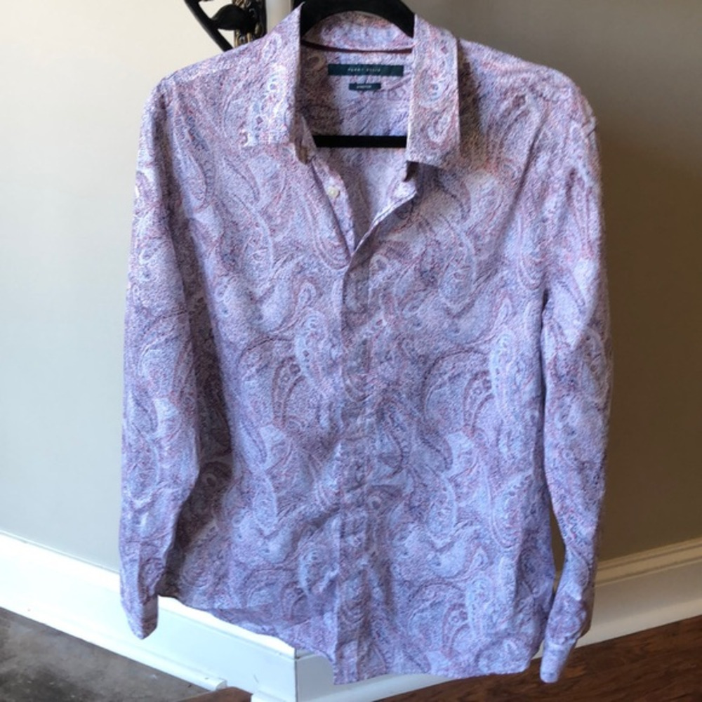 Perry Ellis shirt men size‎ large